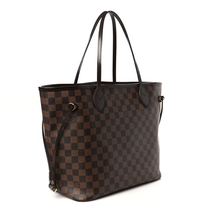 Louis Vuitton Damier Ebene Neo Neverfull MM Rose Ballerine 4 of 10