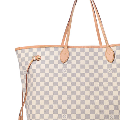 Louis Vuitton Damier Azur Neo Neverfull GM Rose Ballerine 9 of 12