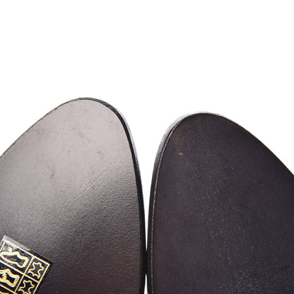 Saint Laurent Calfskin Brit Souple Ankle Boots 36.5 Black 9 of 10