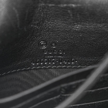 Gucci Microguccissima Crossbody Wallet Black 6 of 15