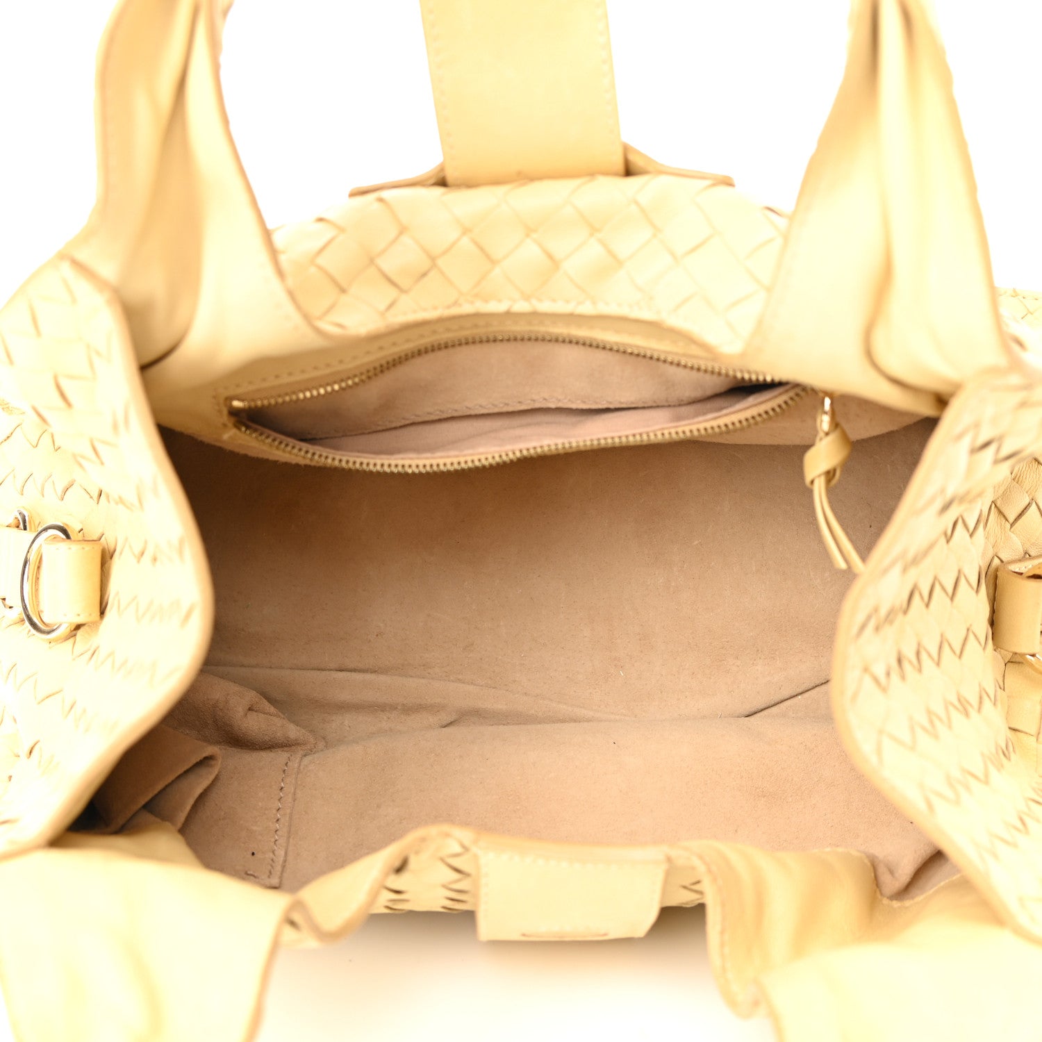 Bottega Veneta Nappa Intrecciato Shoulder Bag Banane 4 of 9