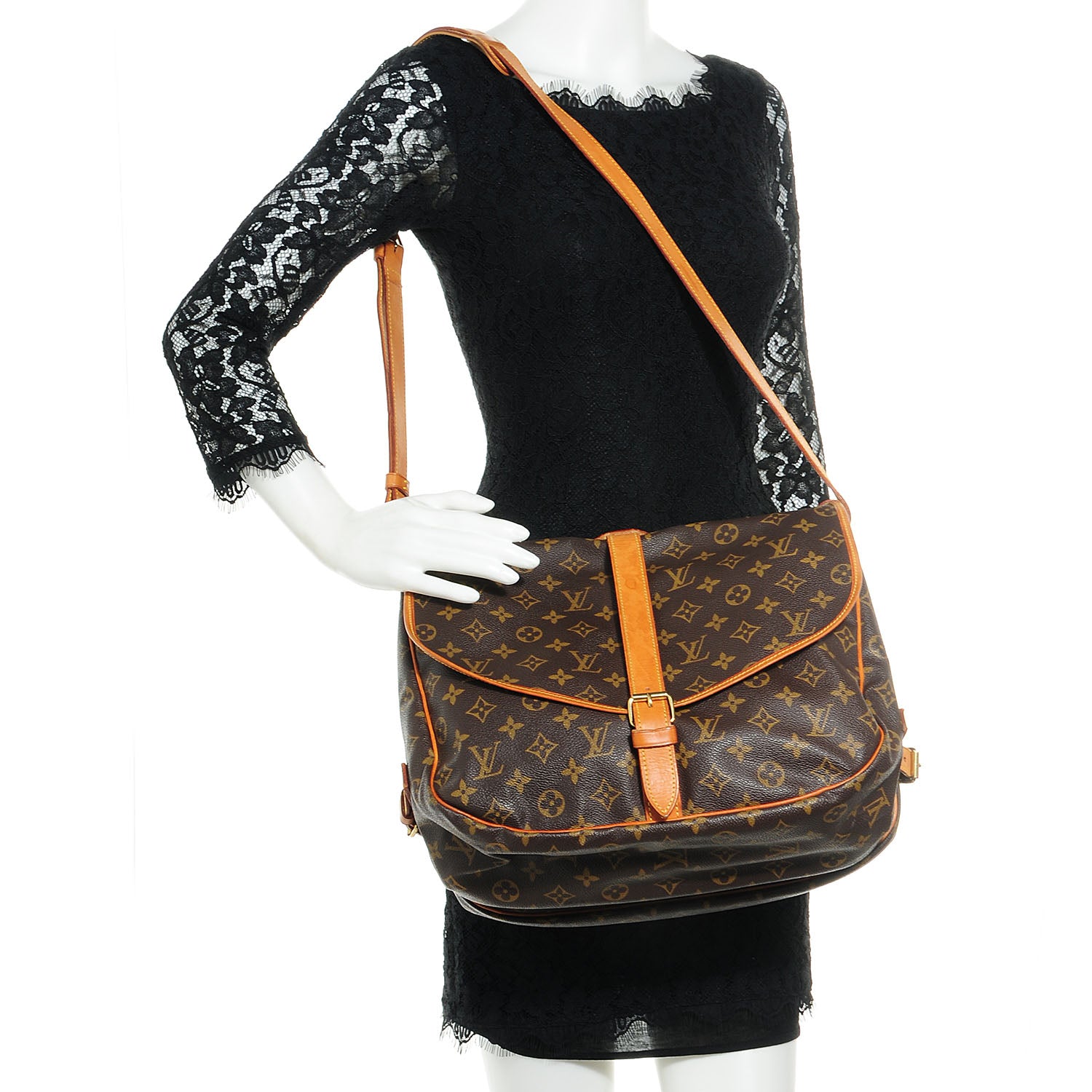 Louis Vuitton Monogram Saumur 35 2 of 7