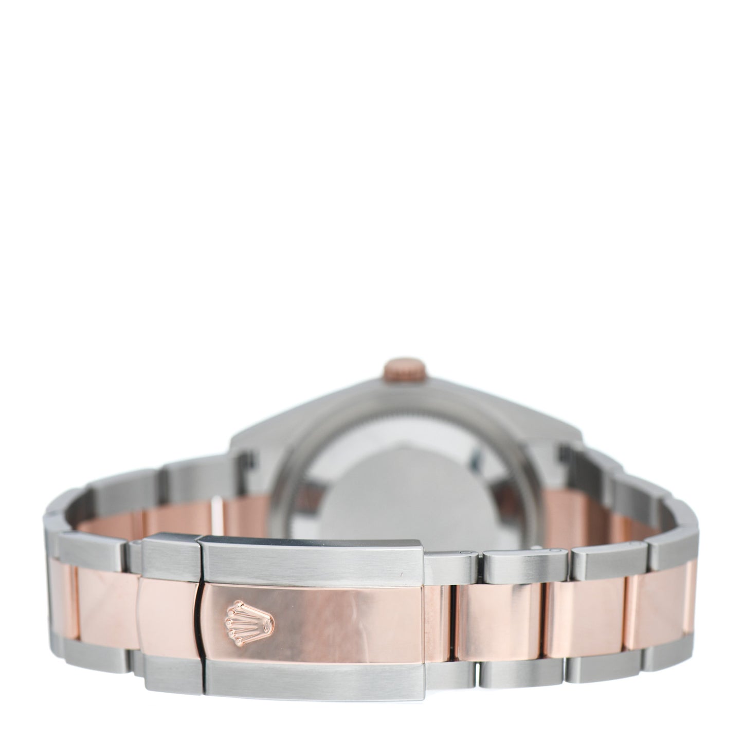 Stainless Steel 18K Everose Gold 36mm Oyster Perpetual Wimbledon Datejust Watch Slate 126231