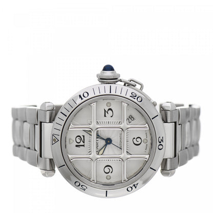 Cartier Stainless Steel 38mm Pasha C Grille Automatic Watch 2 of 5