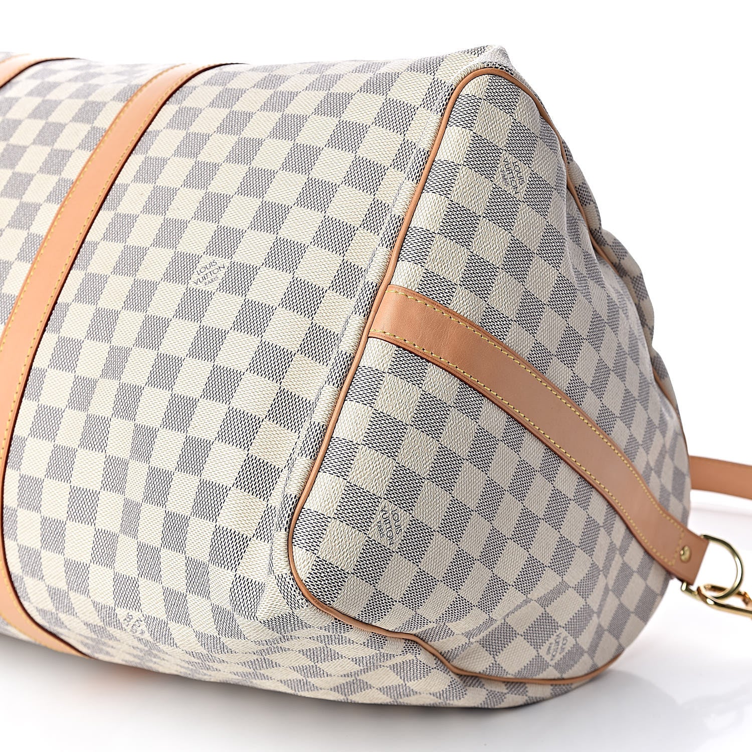 Louis Vuitton Damier Azur Keepall Bandouliere 55 10 of 14