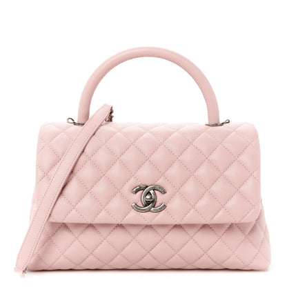 Chanel Caviar Quilted Small Coco Handle Flap Light Pink 1 of 11