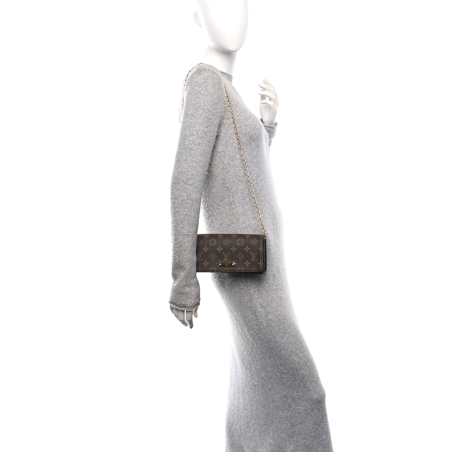 Louis Vuitton Monogram Lily Wallet On Chain 2 of 9