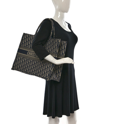Christian Dior Oblique Large Book Tote Blue Multicolor 2 of 11