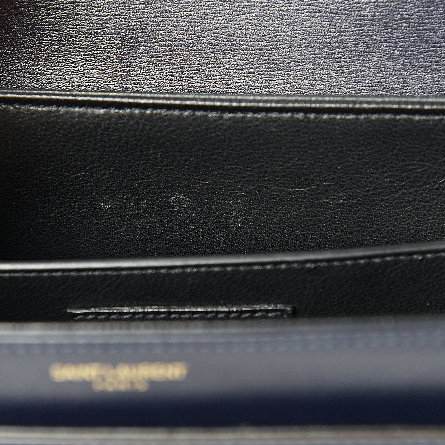 Saint Laurent Calfskin Medium Le 61 Shoulder Bag Navy 14 of 14