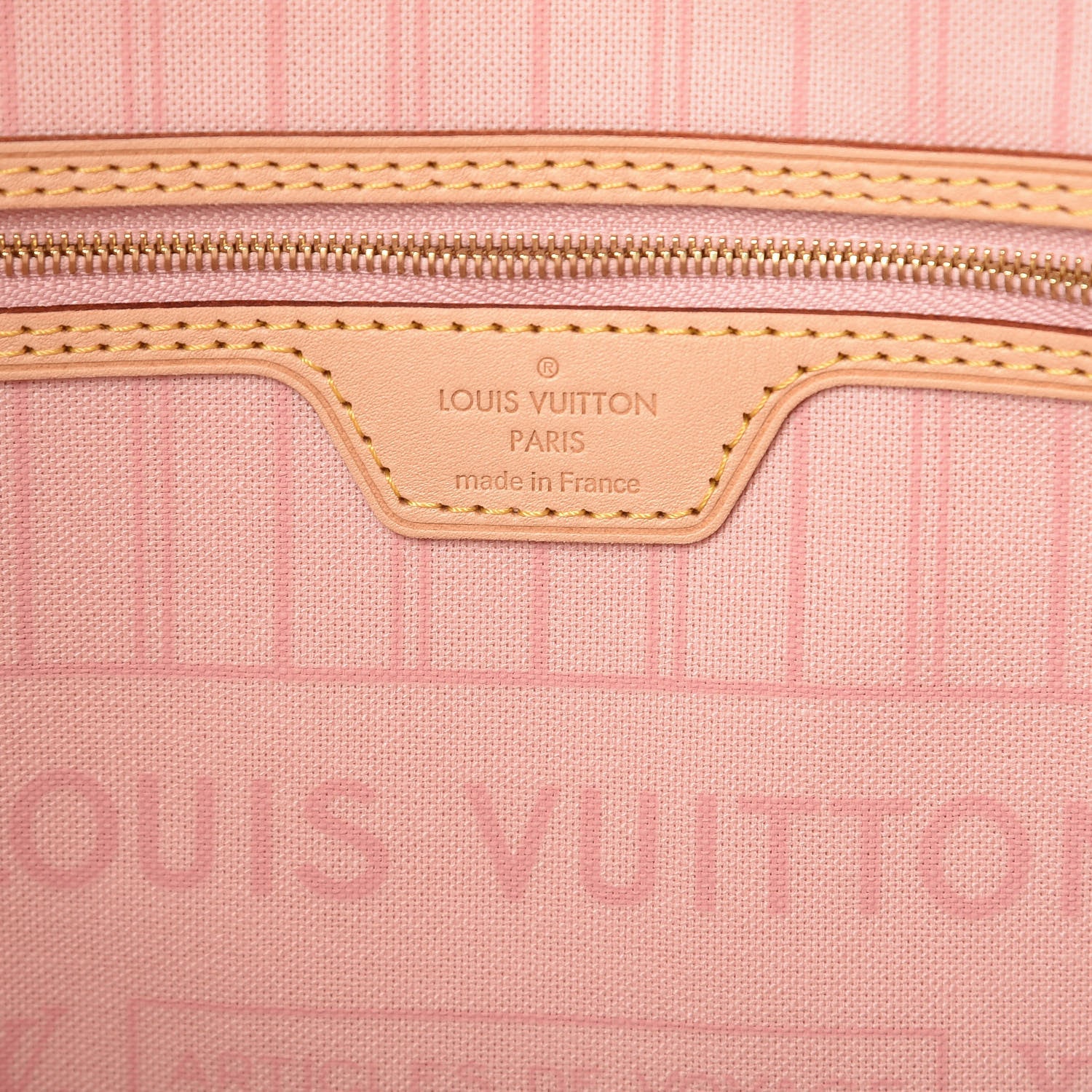 Louis Vuitton Damier Azur Neo Neverfull MM Rose Ballerine 6 of 9