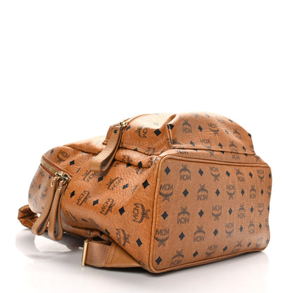 MCM Visetos Medium Sprinkle Stud Stark Backpack Cognac 4 of 11