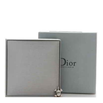 Christian Dior 18K White Gold Diamond Tete de Mort Pendant 5 of 5