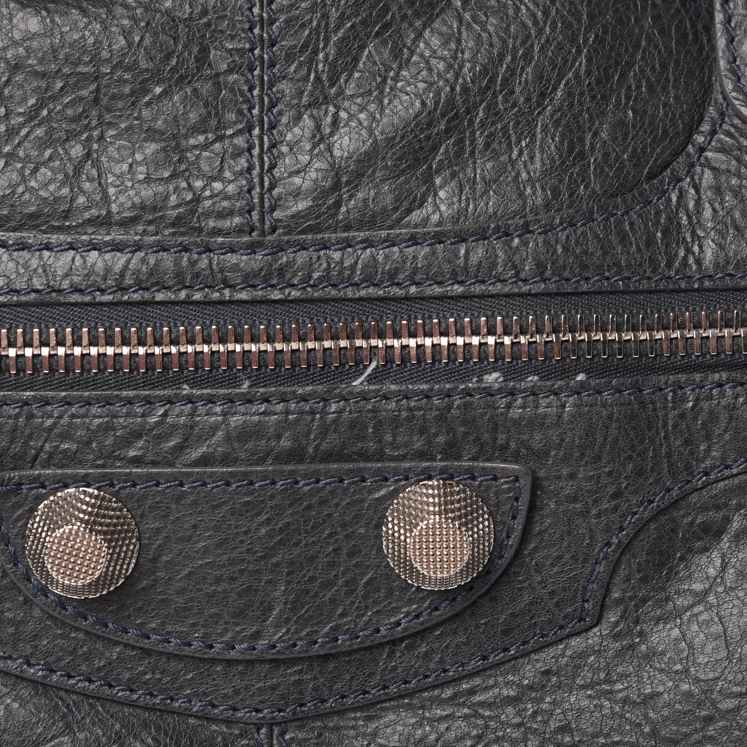 Balenciaga Agneau Giant 21 Silver Hardware Weekender Anthracite 8 of 9