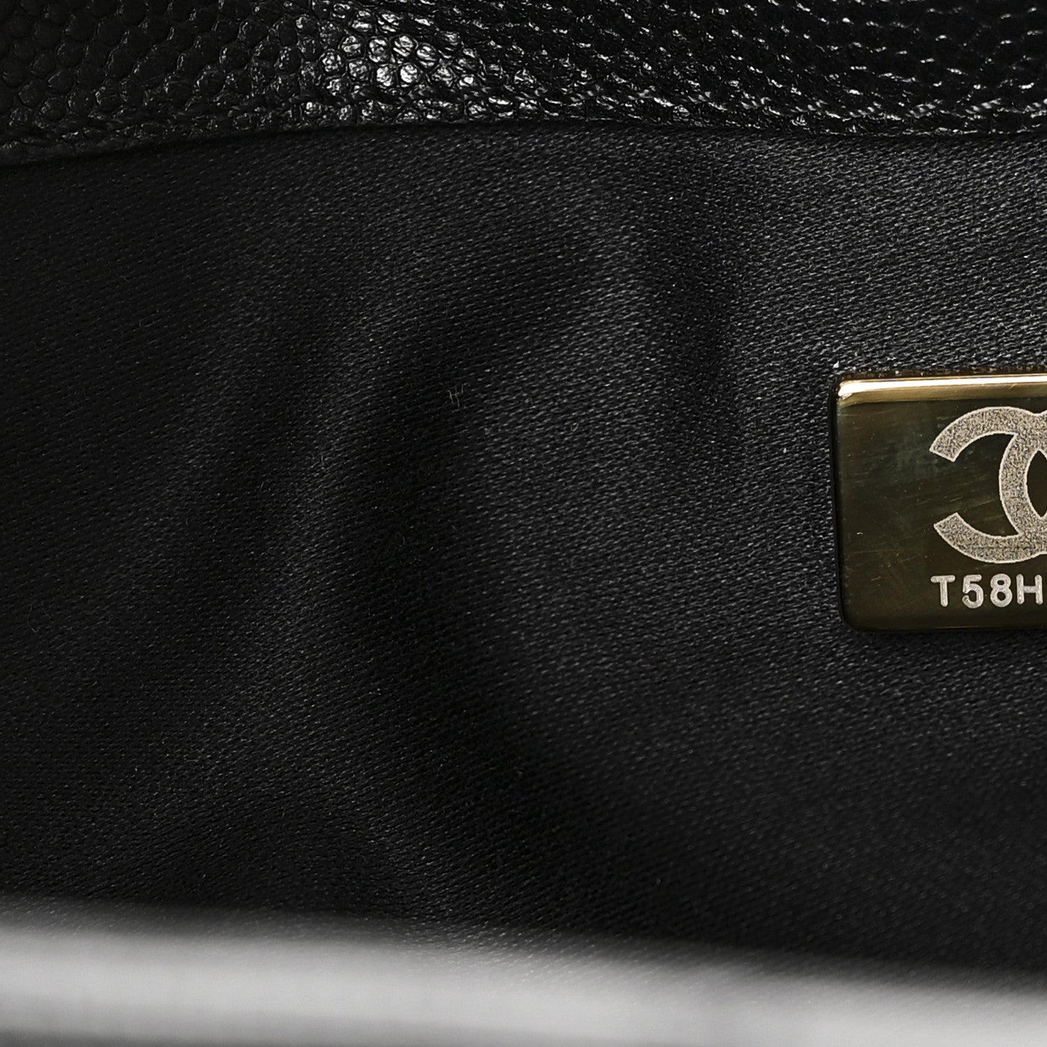 Chanel Caviar Quilted Medium Chanel 25 Handbag Black 8 of 12