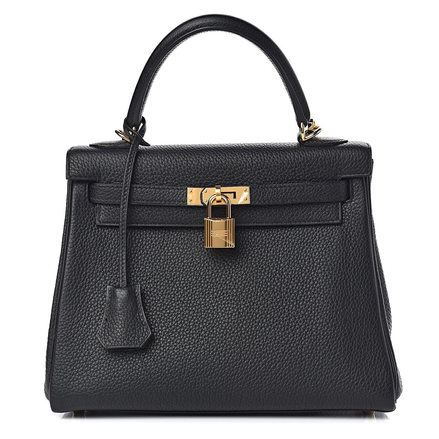 Hermes Togo Kelly Retourne 25 Black 1 of 11