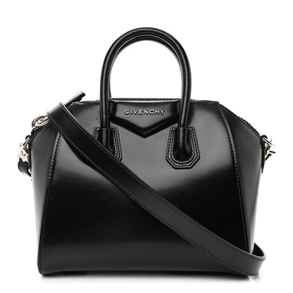 Givenchy Shiny Lord Calfskin Mini Antigona Black 1 of 10