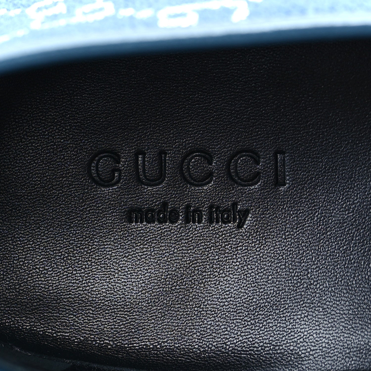 Gucci Canvas Lame GG Monogram Horsebit Womens Jordaan Loafers 39 Blue Silver Cornflower Blue 7 of 8