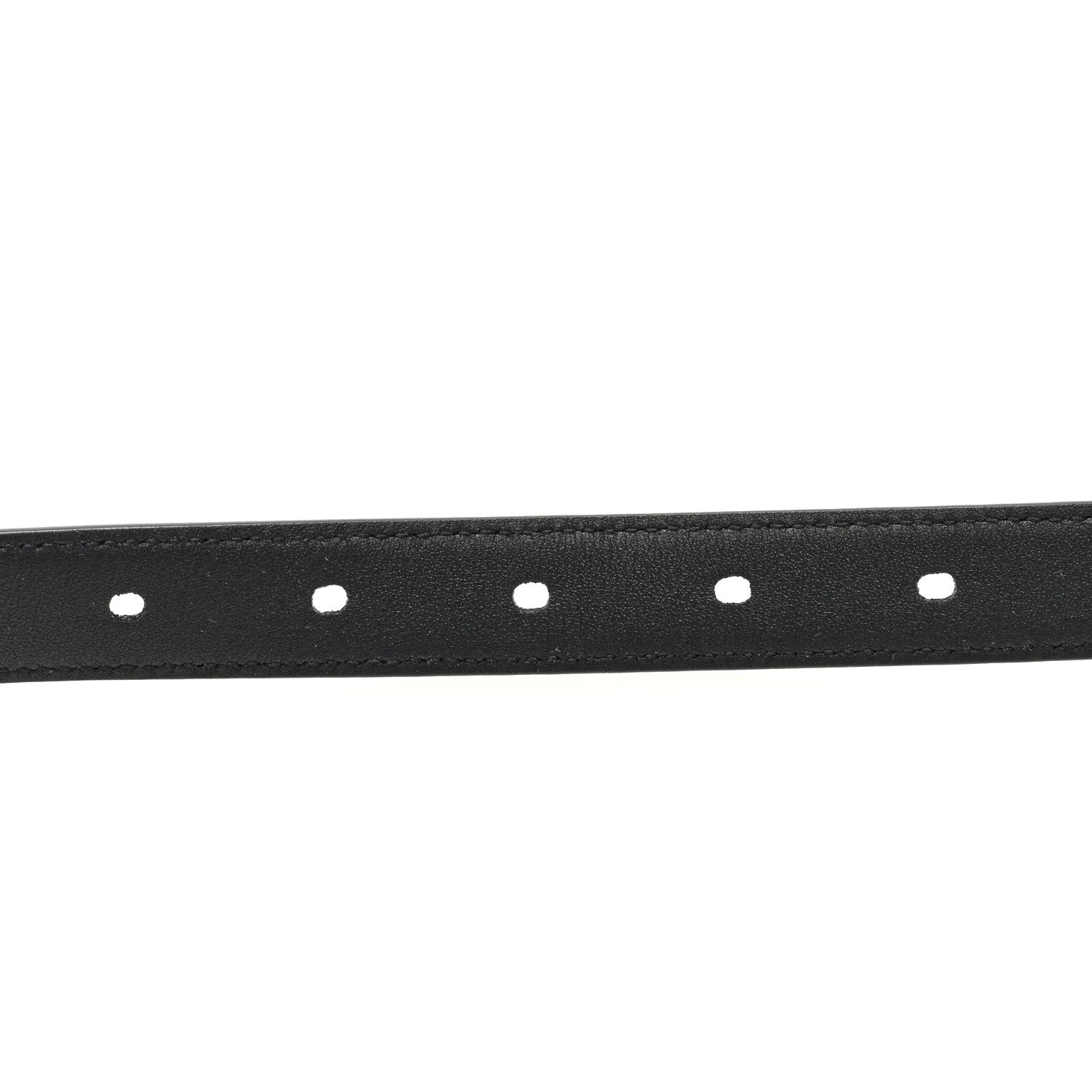 Saint Laurent Smooth Calfskin Monogram Square Buckle Belt 90 36 Black 4 of 4