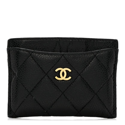Chanel Caviar Quilted Card Holder Black 1 of 8