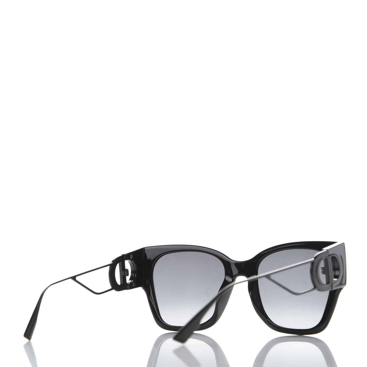 Rectangular 30 Montaigne 1 Sunglasses Black