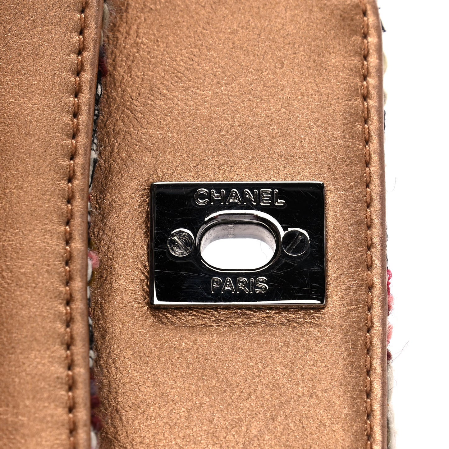 Tweed Sequin Small Fantasy Single Flap Multicolor