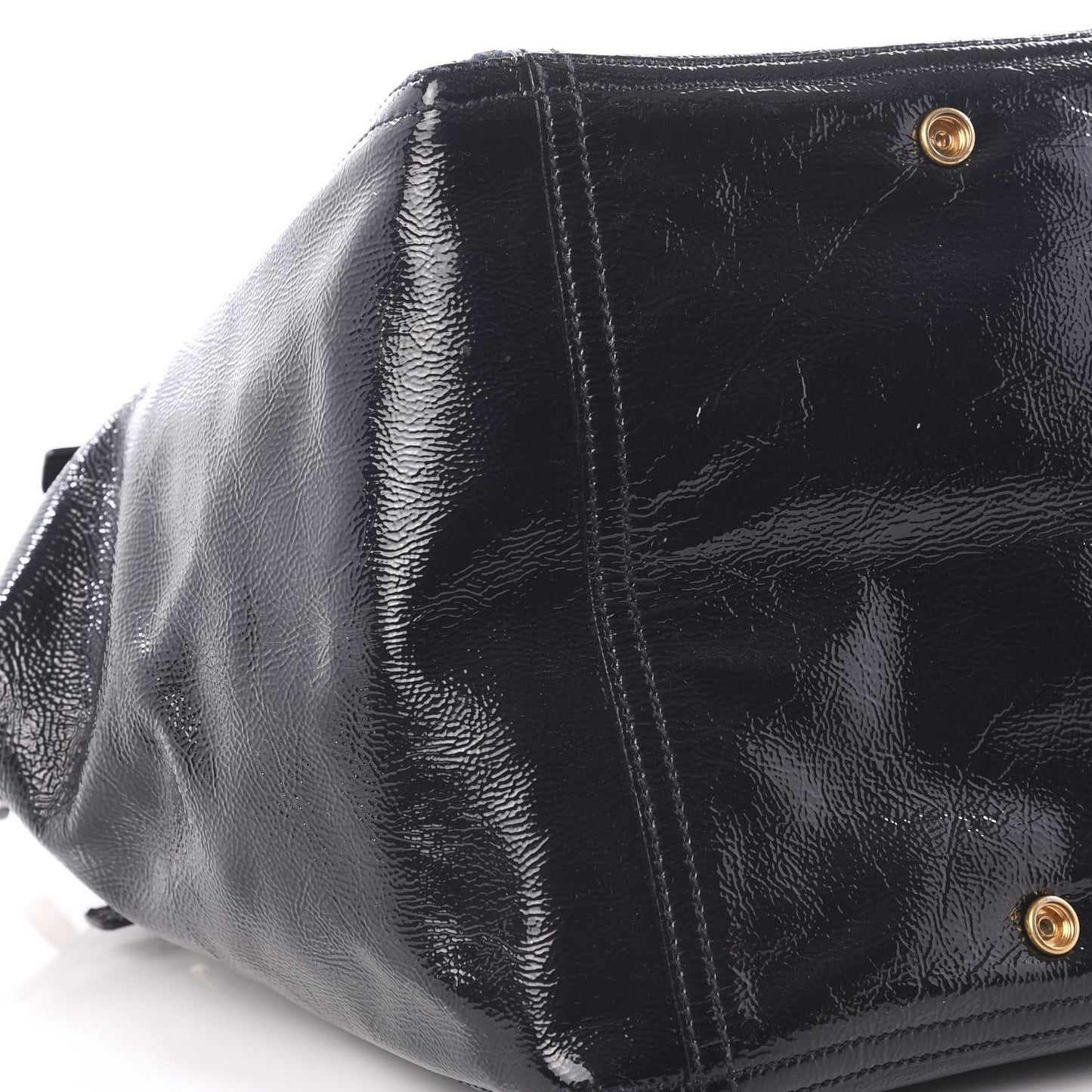 Patent Large Downtown Tote Black