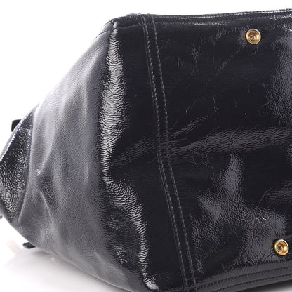Saint Laurent Patent Large Downtown Tote Black 8 of 9
