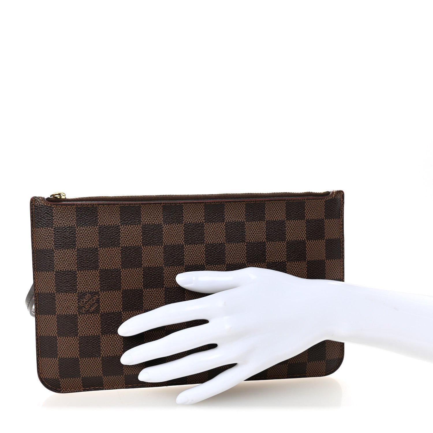 Louis Vuitton Damier Ebene Neverfull MM GM Pochette 2 of 7