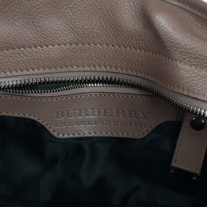 Burberry Heritage Grained Leather Farrar Drawstring Tote 11 of 11