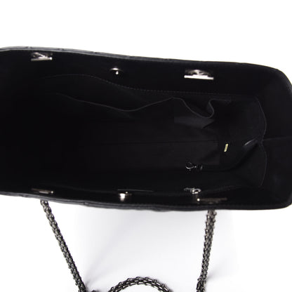 Chanel Aged Calfskin Quilted Reissue 2.55 Tote Black 5 of 9