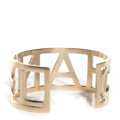 Chanel Metal Logo Cuff 3 of 5