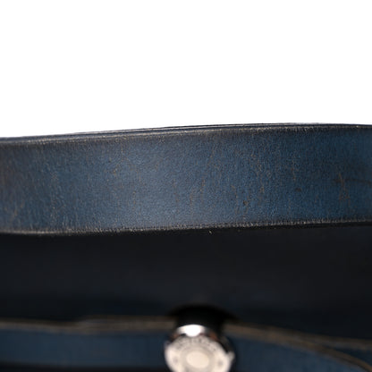 Hermes Toile Vache Calfskin Herbag 39 MM Navy 17 of 20