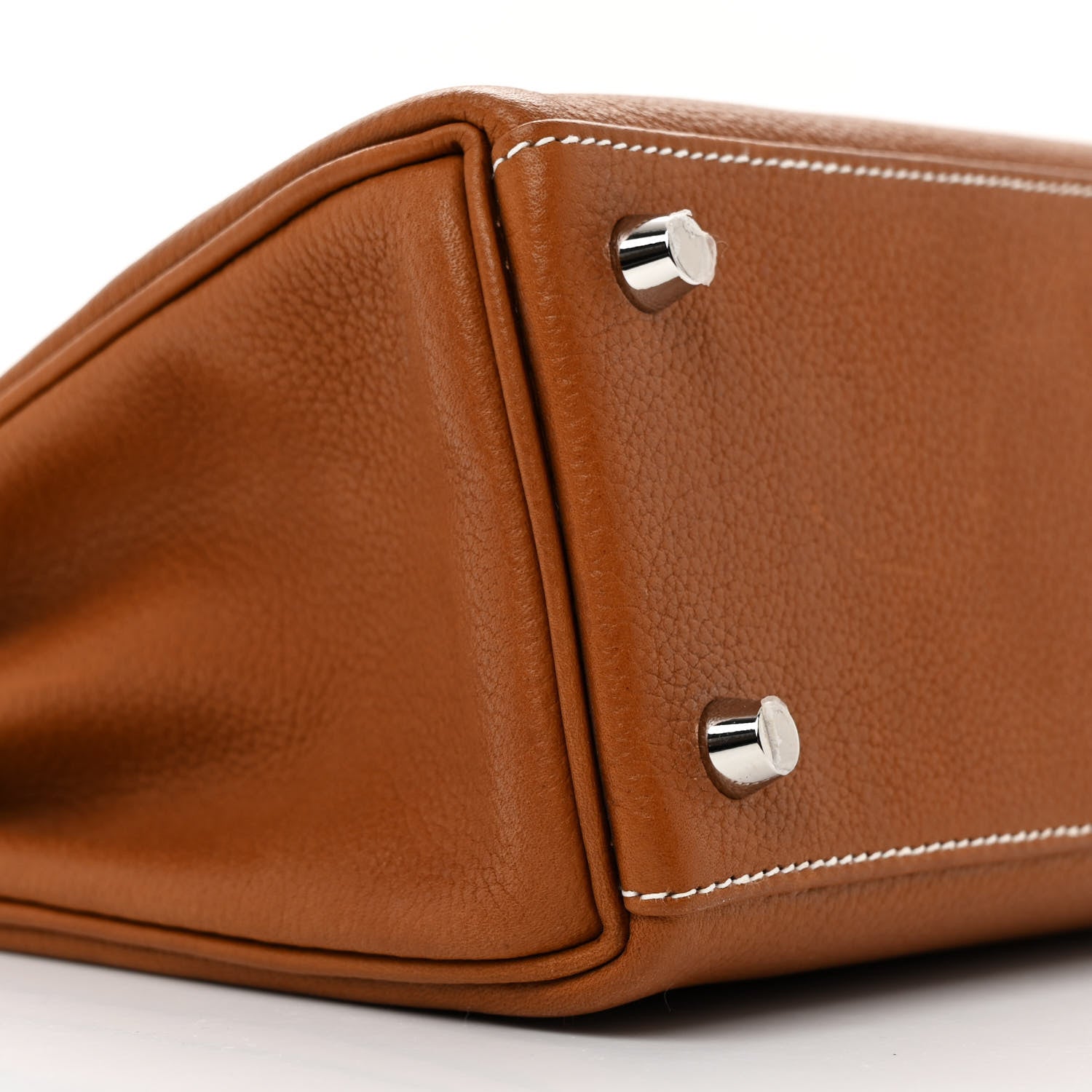 Hermes Barenia Faubourg Kelly Retourne 25 Fauve Ficelle 9 of 12