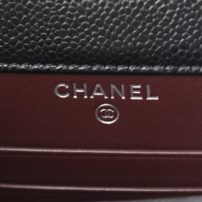 Chanel Caviar Quilted Classic Phone Holder Black 8 of 12