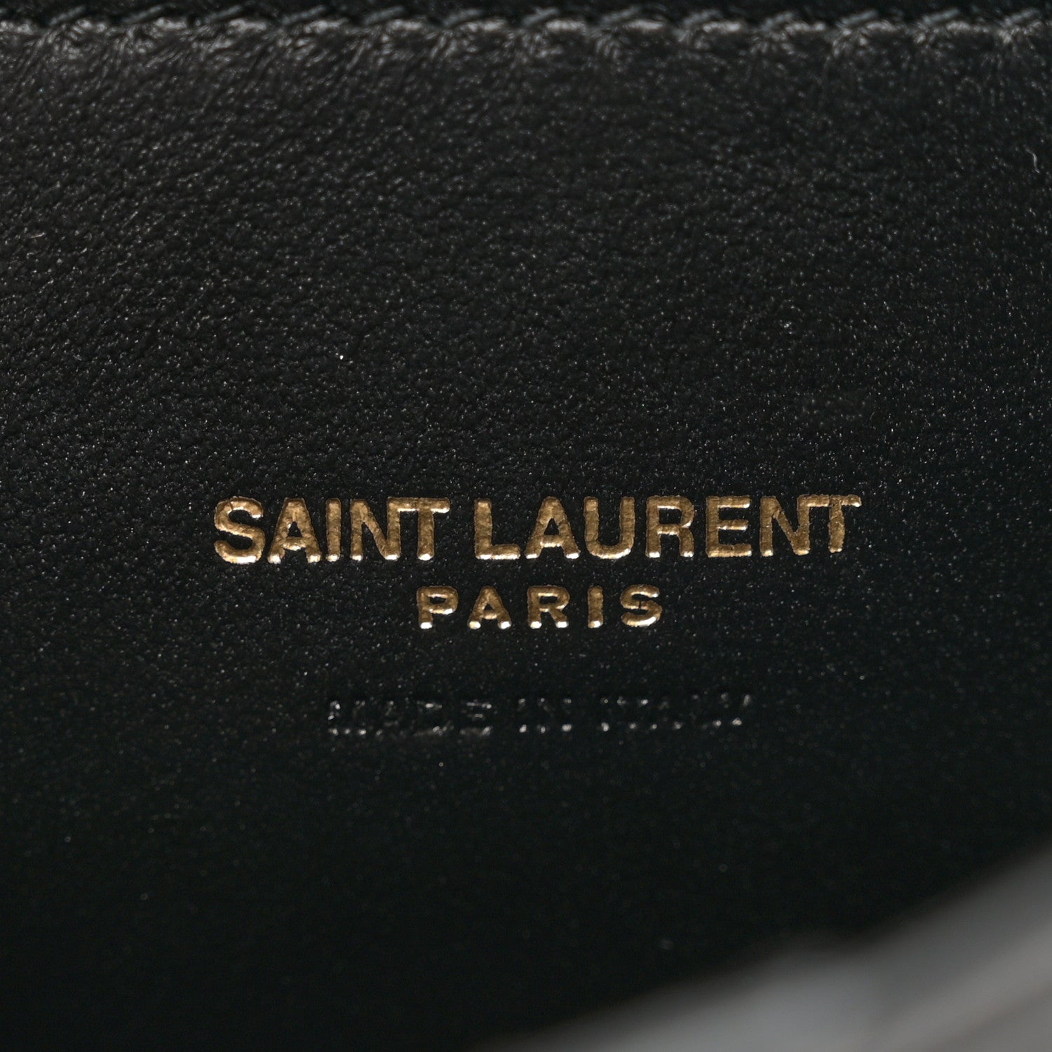 Saint Laurent Lambskin Quilted Monogram Sade Hobo Black 6 of 10