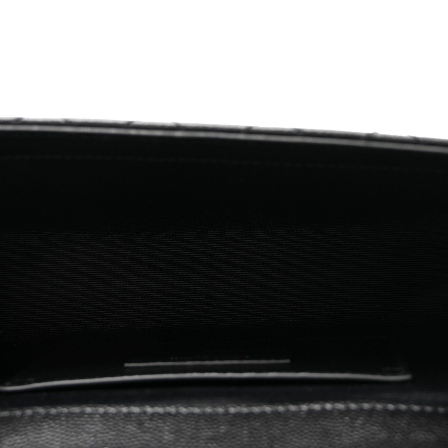 Saint Laurent Grain De Poudre Textured Mixed Matelasse Triquilt Small Monogram Satchel Black 5 of 9