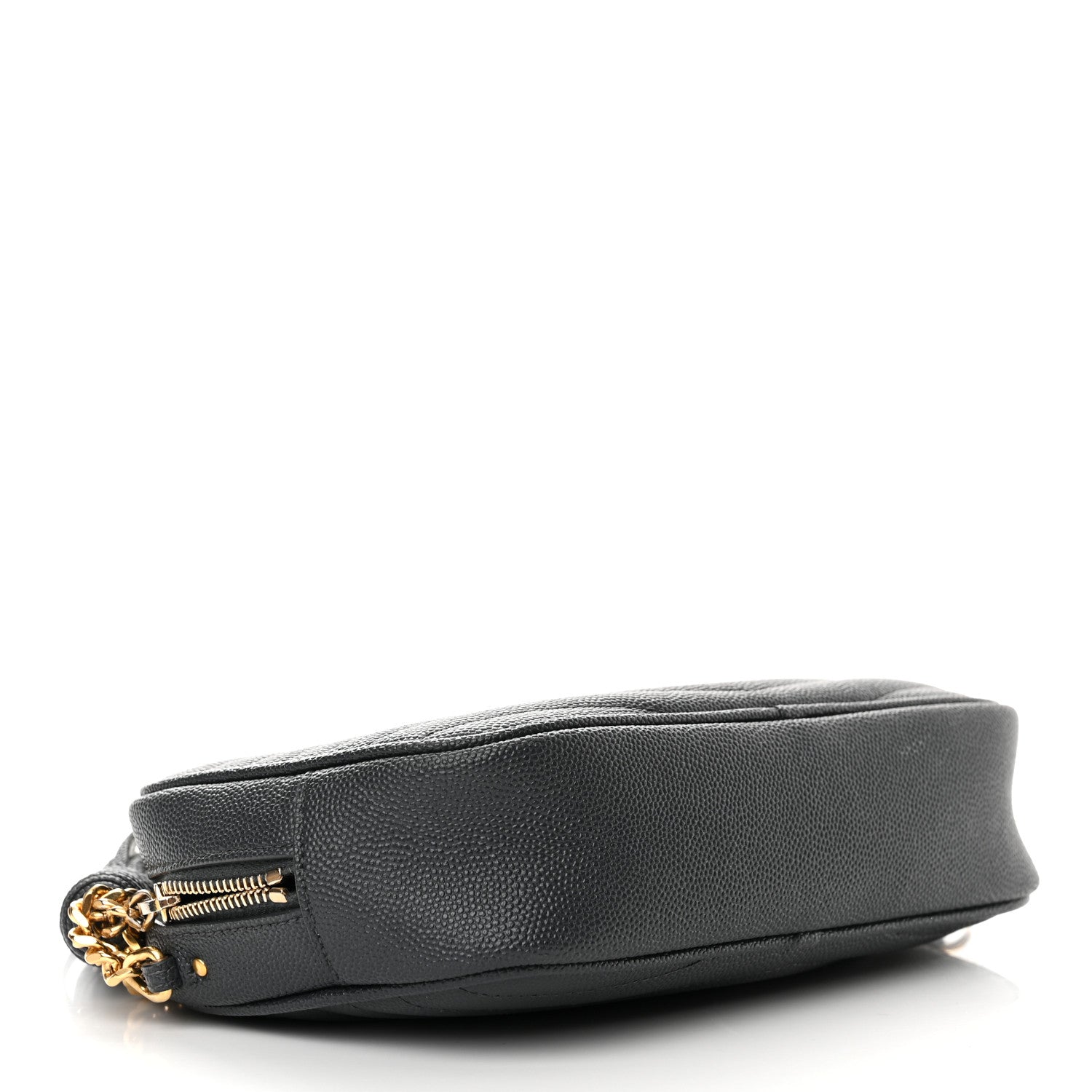 Saint Laurent Grain De Poudre Matelasse Monogram Mini Lou Camera Bag Dark Smog 4 of 11