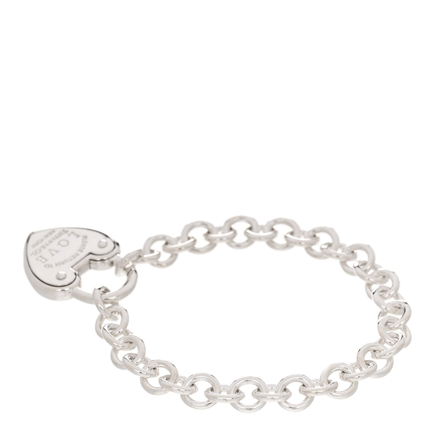Sterling Silver Return to Tiffany Love Lock Bracelet