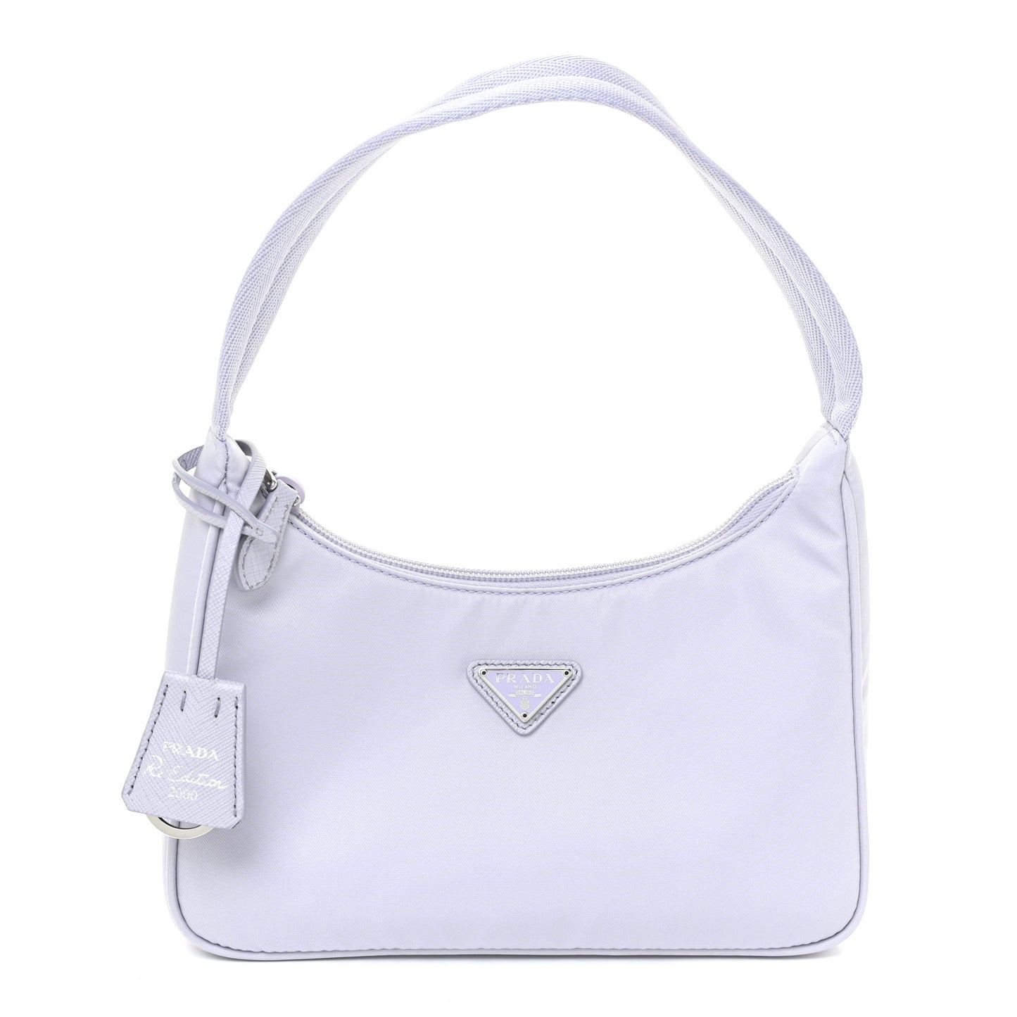 Re-Nylon Saffiano Mini Re-Edition 2000 Bag Glicine