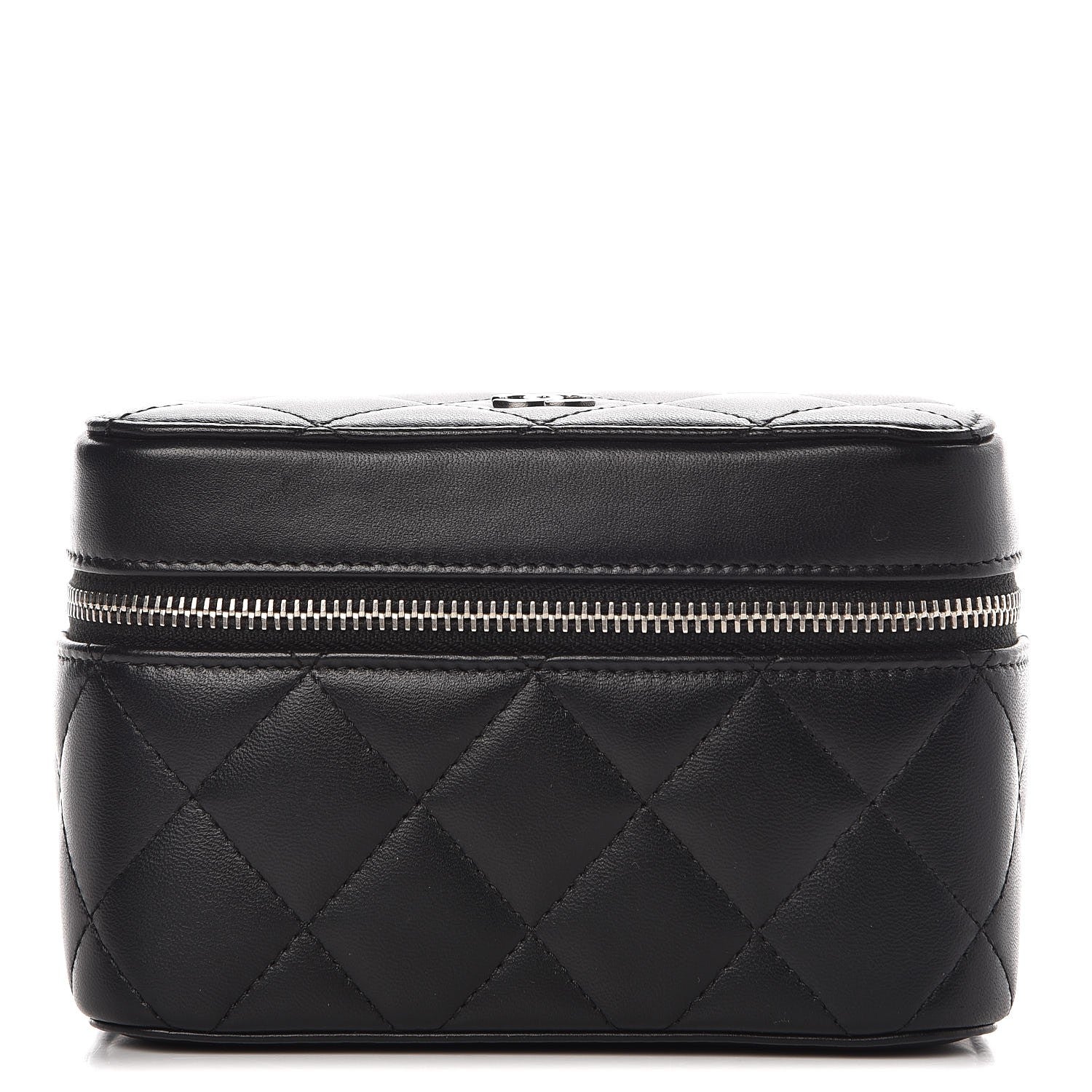 Chanel Lambskin Quilted Watch Case Black 1 of 10