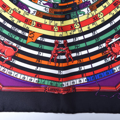 Hermes Silk Astrologie Pocket Square Scarf 3 of 5