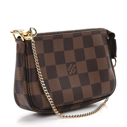 Louis Vuitton Damier Ebene Mini Pochette Accessories 3 of 11