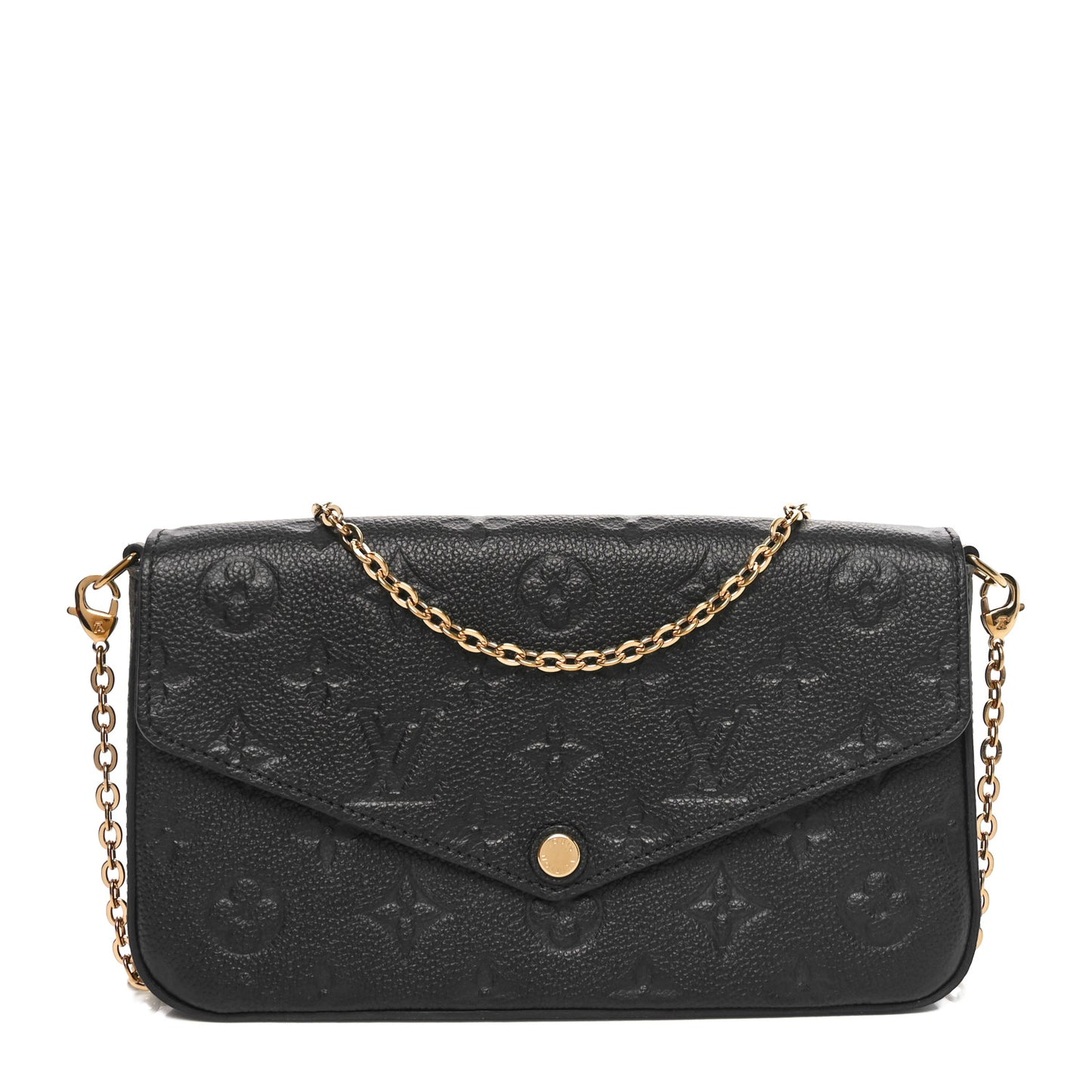 Empreinte Pochette Felicie Chain Wallet Black