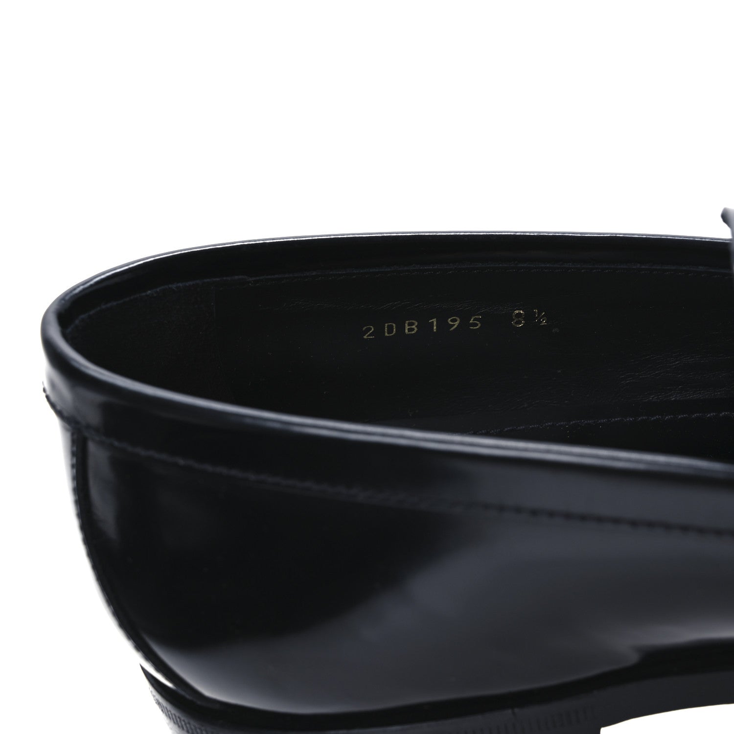Prada Spazzolato Fume Metal Triangle Logo Mens Loafers 8.5 Black 10 of 12
