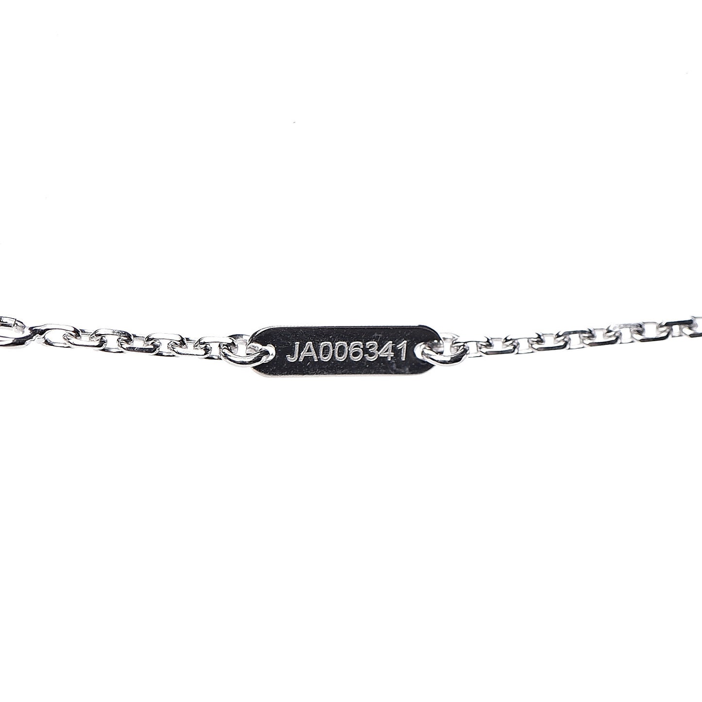 18K White Gold Diamond Small Frivole Pendant Necklace