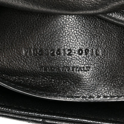 Saint Laurent Lambskin Matelasse Monogram Medium Vicky Chain Bag Black 8 of 12