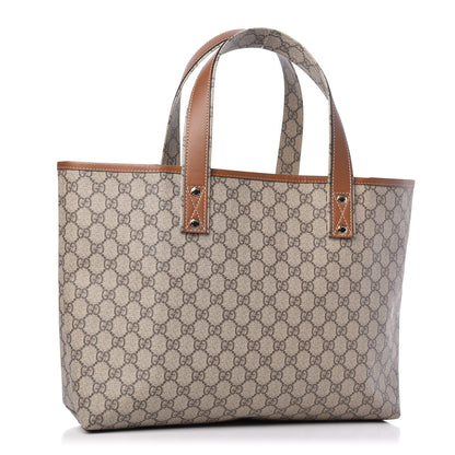 Gucci GG Plus Monogram Medium Signature Web Loop Tote Brown 3 of 10