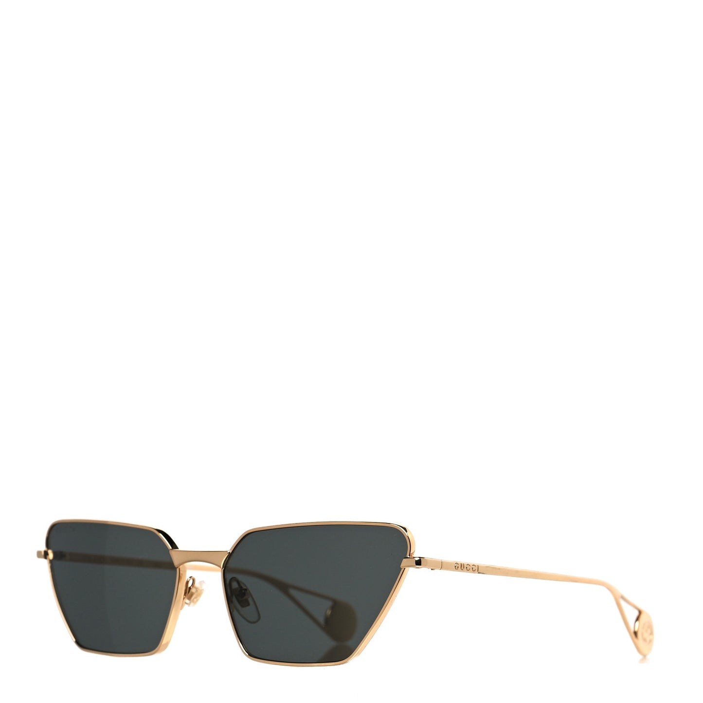 Rectangular Sunglasses GG0538S Gold Black