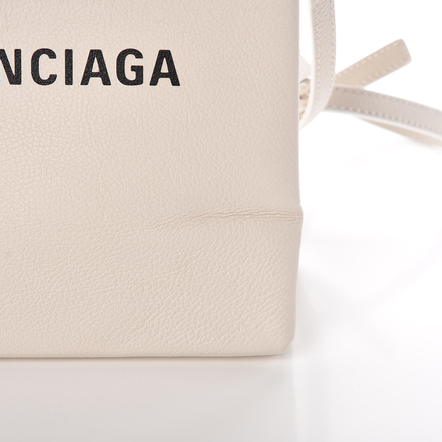 Balenciaga Calfskin Logo XXS Shopping Tote White 11 of 11