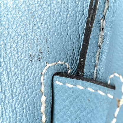 Hermes Epsom HAC Birkin 28 Blue Jean 11 of 11